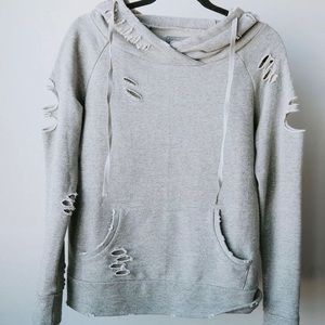 Chelsea DeBoer Distressed Hoodie
